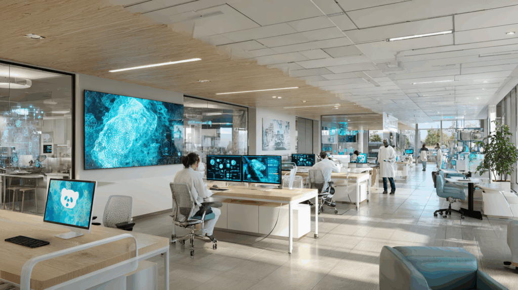 Gamma Panda healthcare innovation startup workspace